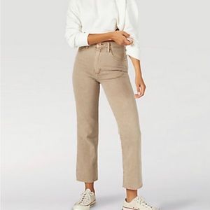 Wrangler WILD WEST high rise straight tan jeans 28